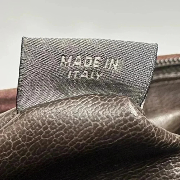 Bally Brown Suede Quilted Leather Shoulder Bag Vintage - Picture 11 of 13